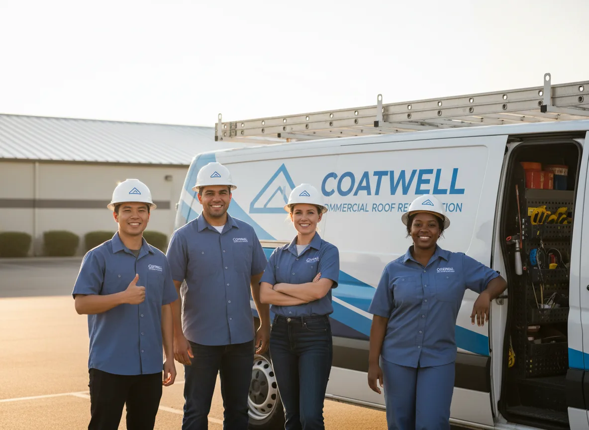 Commercial roof coating company in Redding, IA